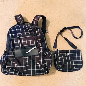 Lululemon Backpack And cross bag